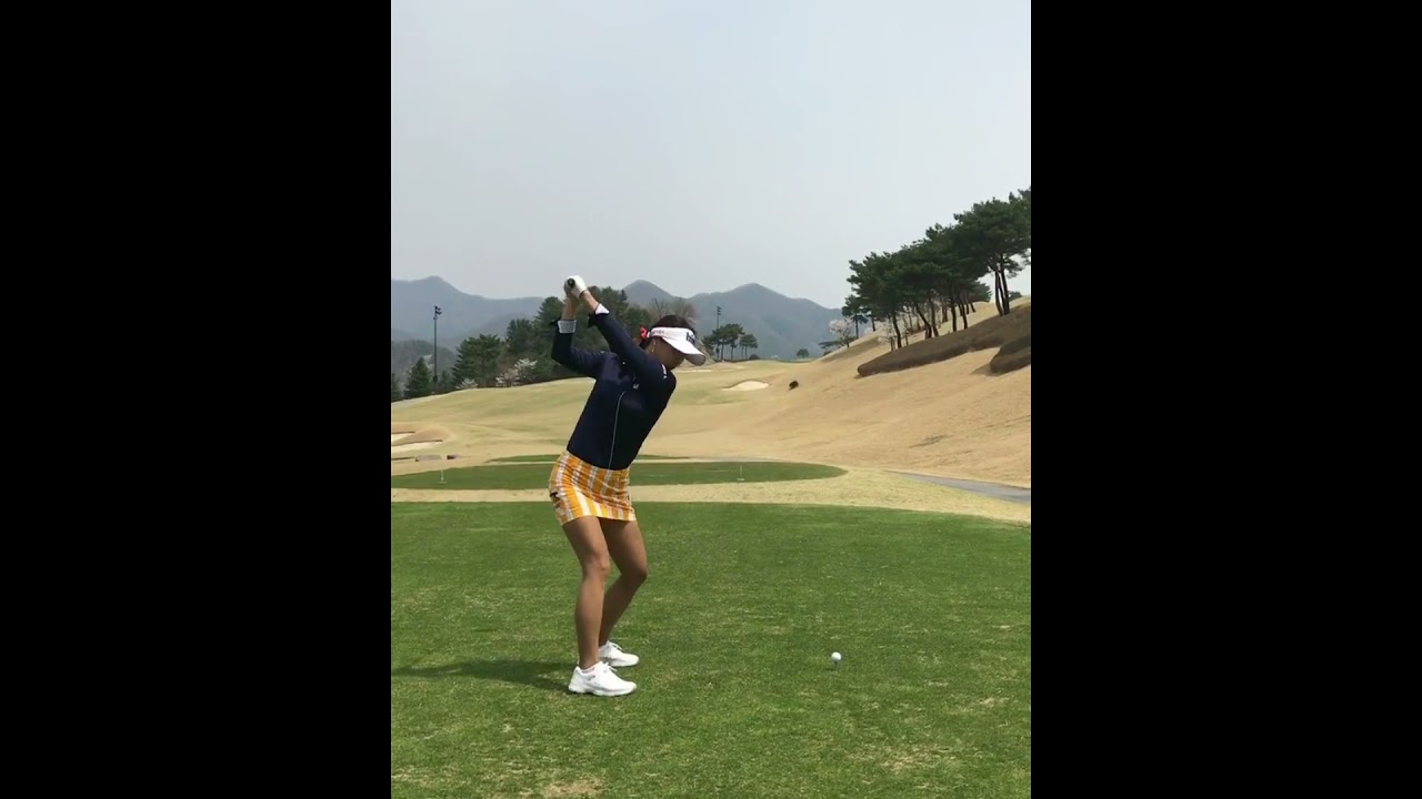 【ティーショット】キム ハヌル（Kim Ha-neul）スローモーションあり