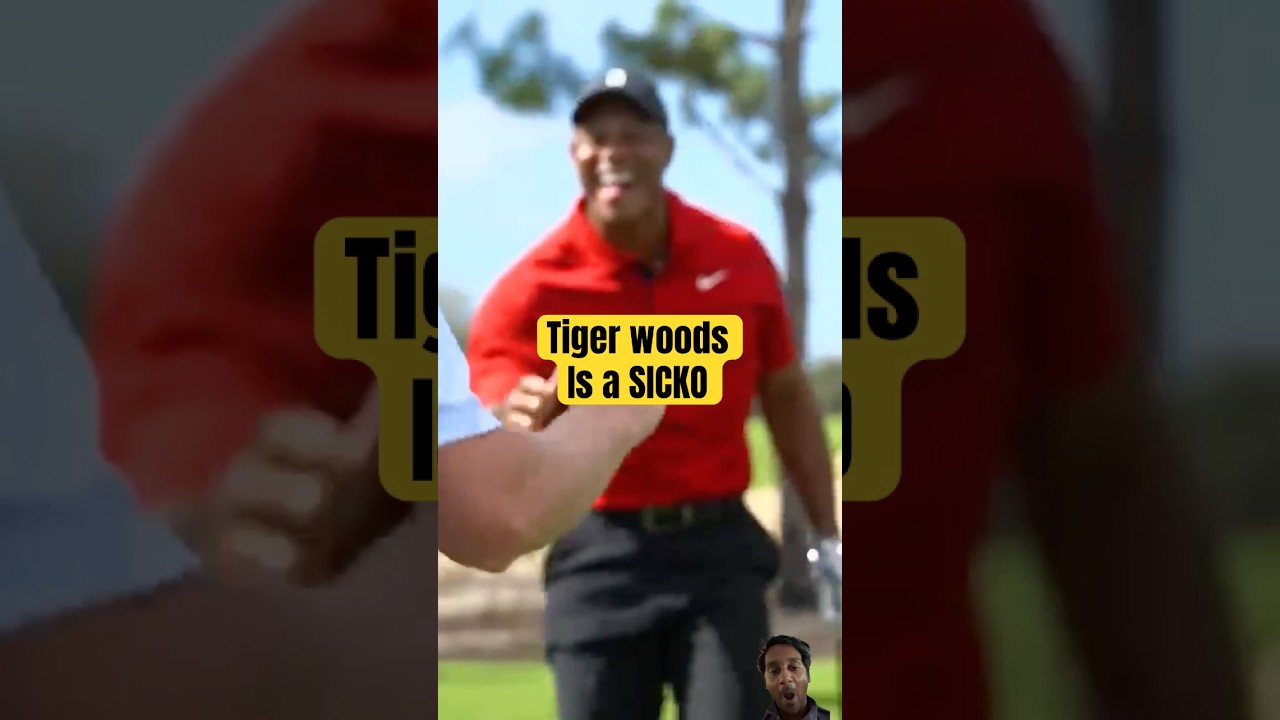 Long drive contest with tiger woods #golf #pgatour #golfswing #fyp #trending