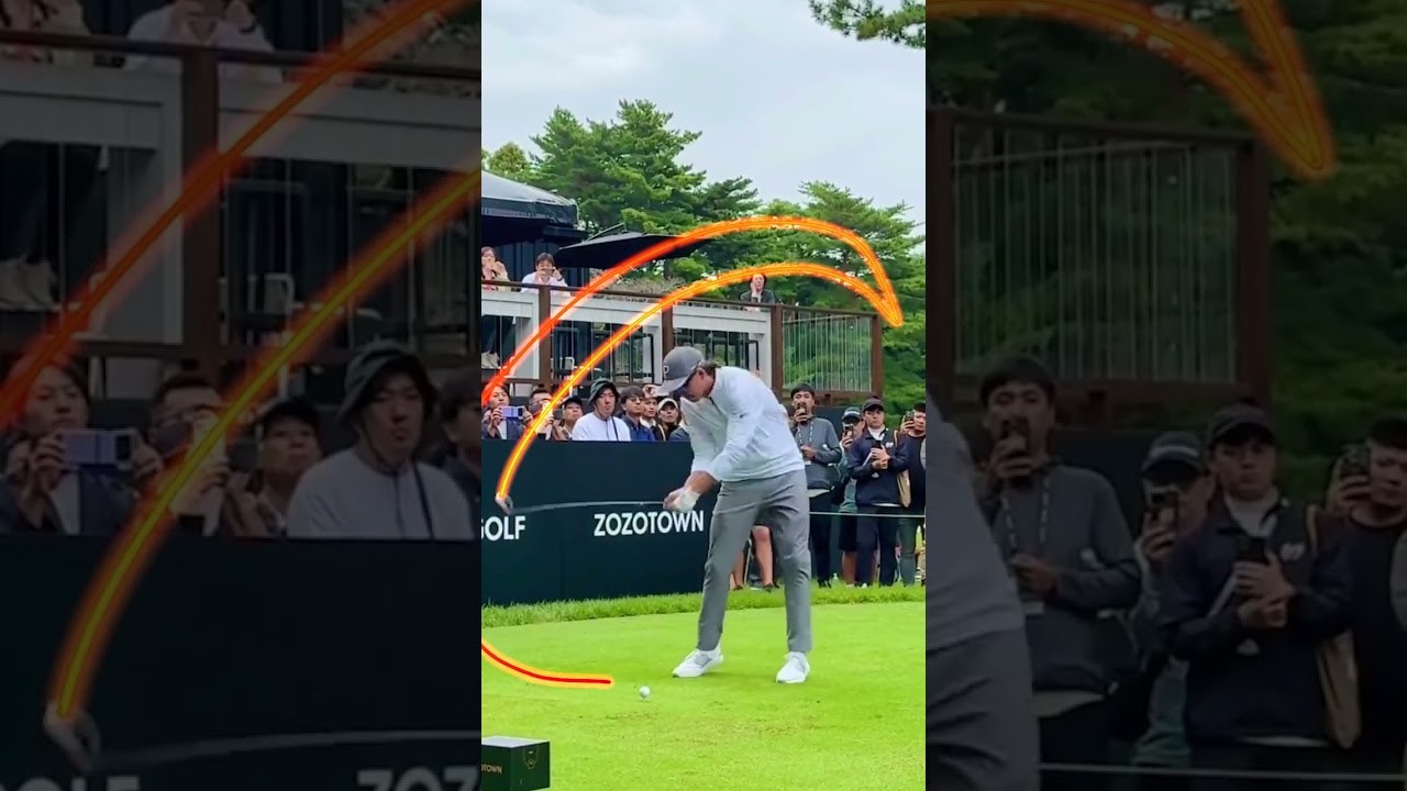 2024 Nice Guy Rickie Fowler Awesome Swing Motion & Slow Motion