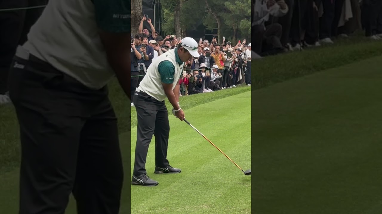 ZOZOチャンピオンシップ2024【松山英樹】ドライバー後方アングル#松山英樹 #zozochampionship #pgaツアー #ゴルフ #shorts