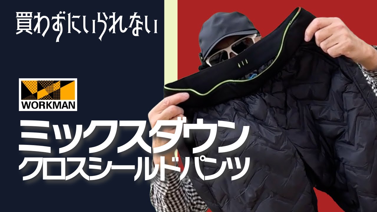 ワークマン　ミックスダウンクロスシールドパンツ【買わずにいられない】
