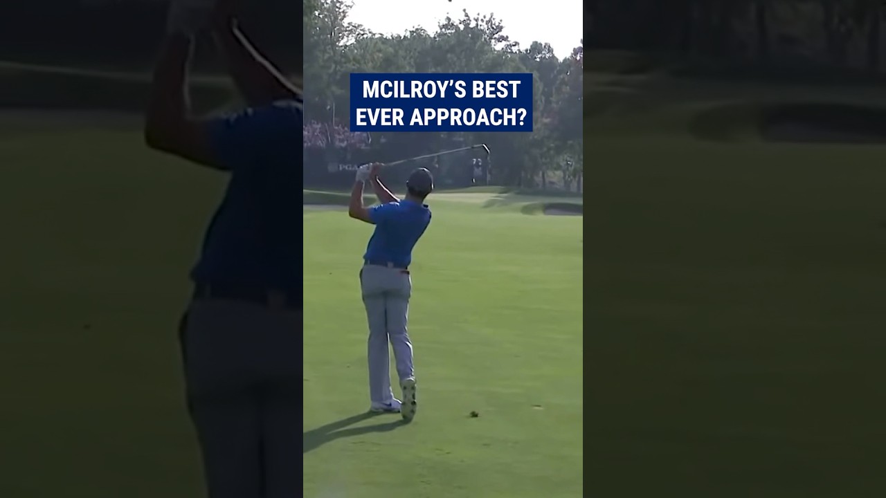 Rory MciIlroy's GREATEST iron shot? 😱