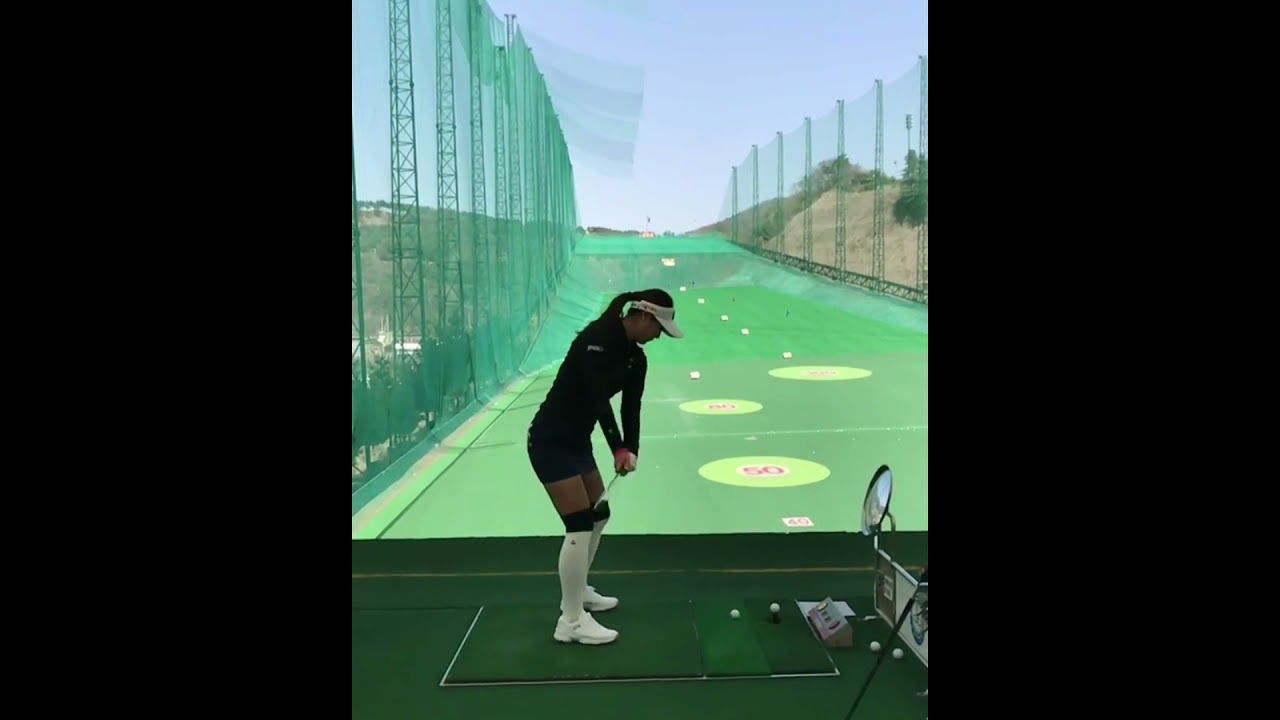 【アイアン練習】キム ハヌル（Kim Ha-neul）スローモーションあり