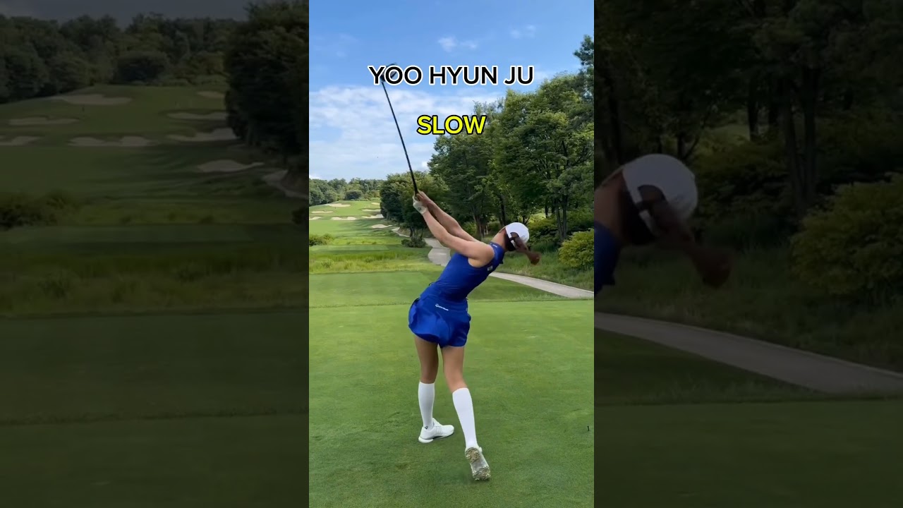 유현주프로의 시원한 드라이버샷 스윙 영상입니다.