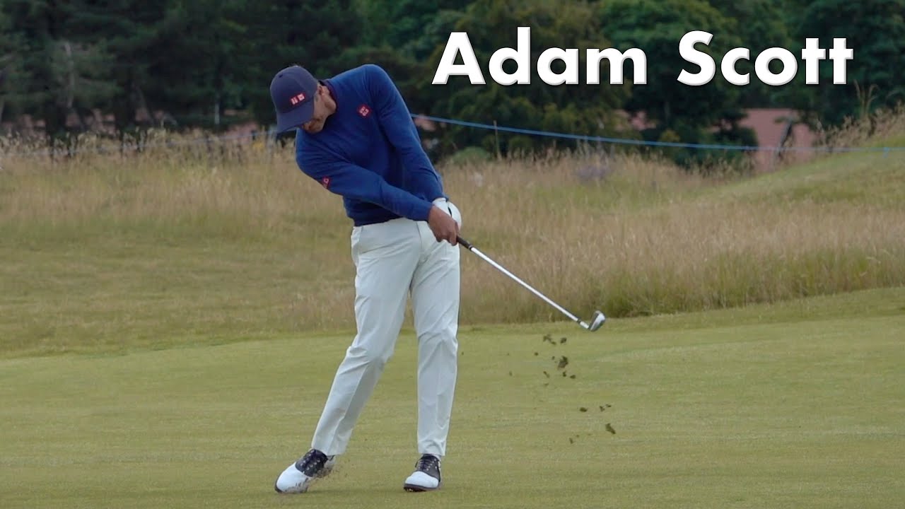 Adam Scott Golf Swing (Full Speed & Slow Motion)