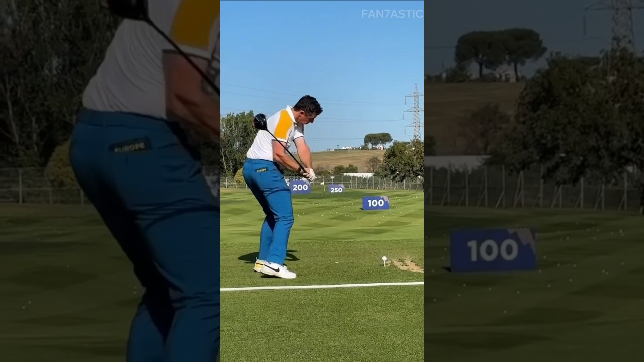 PGA Rory Mcilroy Driver Swing & Slow Motion Golf Lesson