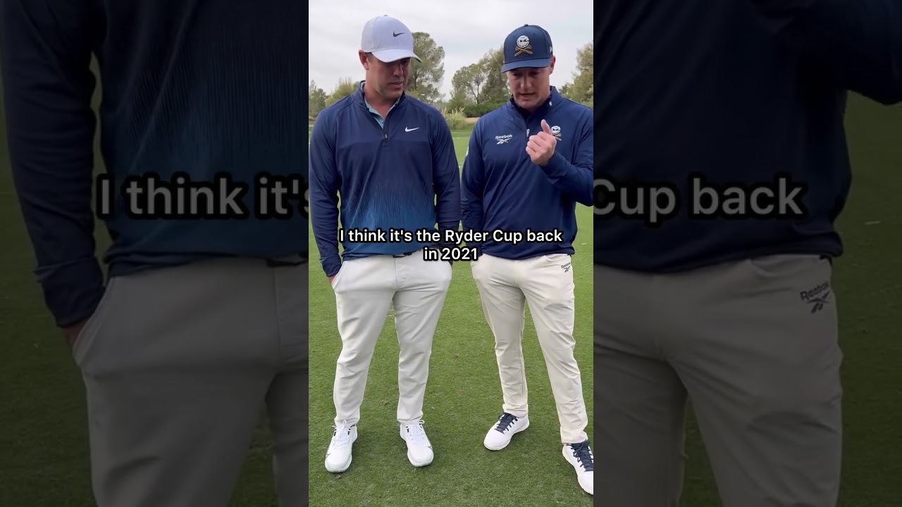 The vibes are immaculate with Brooks Koepka and @brysondechambeau  Almost time #theshowdown #shorts