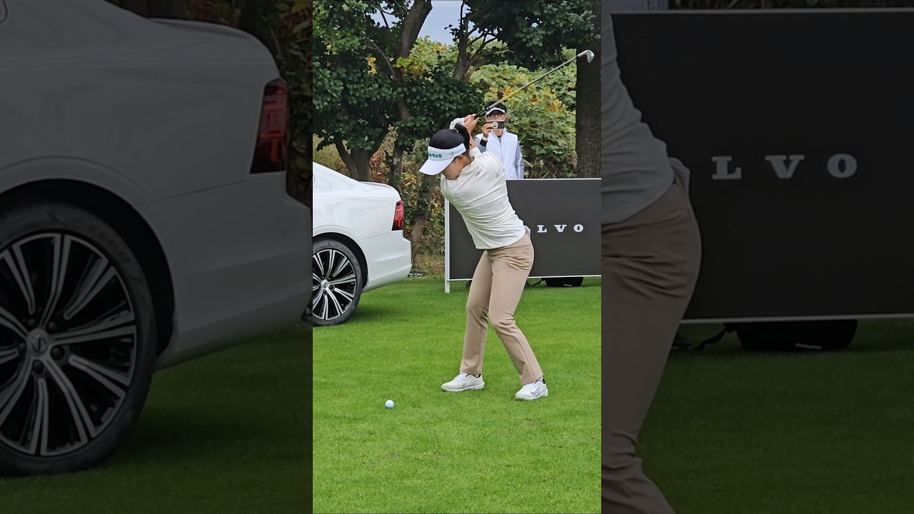 서어진, 24년 파3 여왕에 등극한 부드러운 아이언 티샷 루틴...