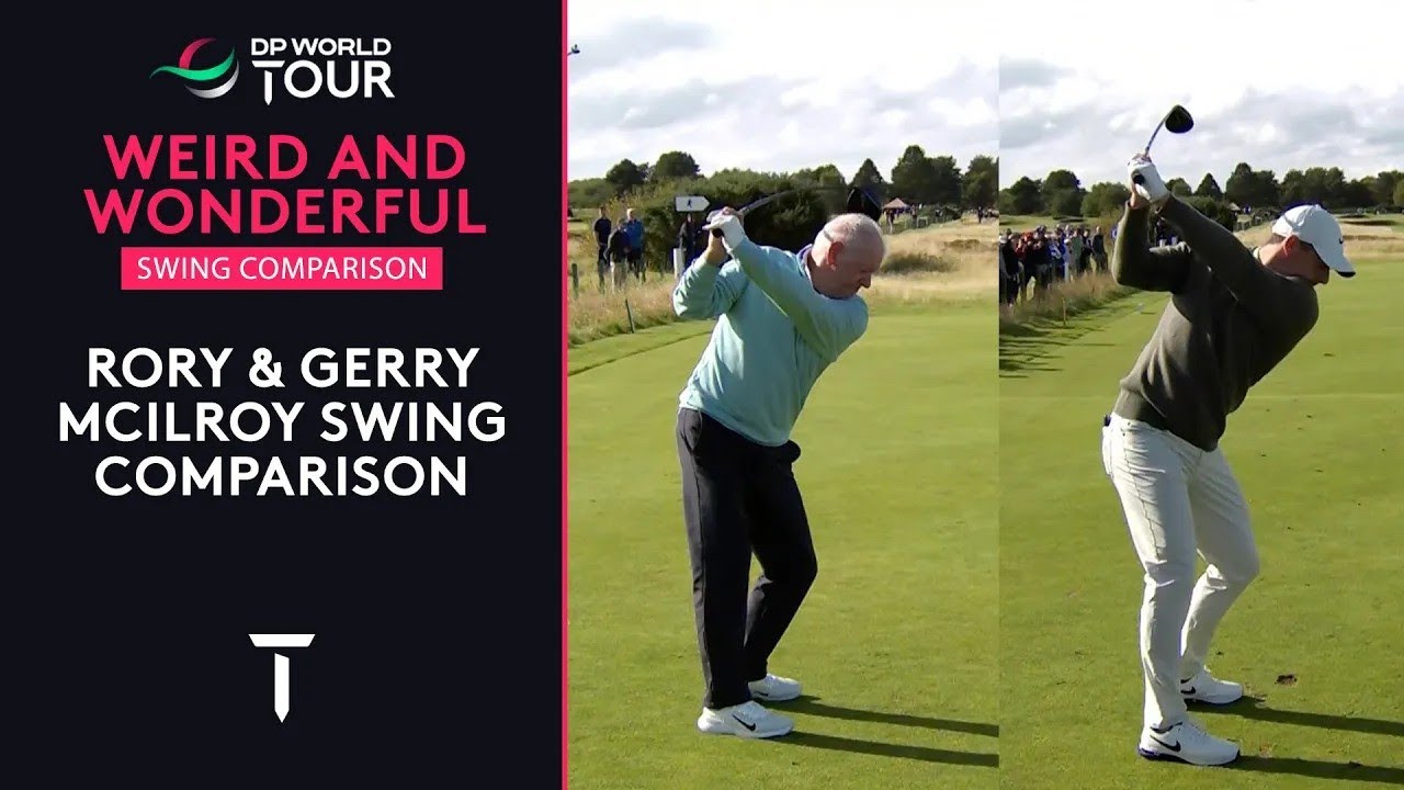 Rory McIlroy and his Dad's Swing Comparison