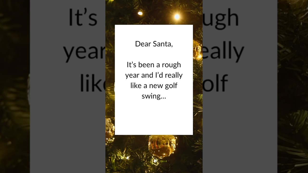 All I want for Christmas…