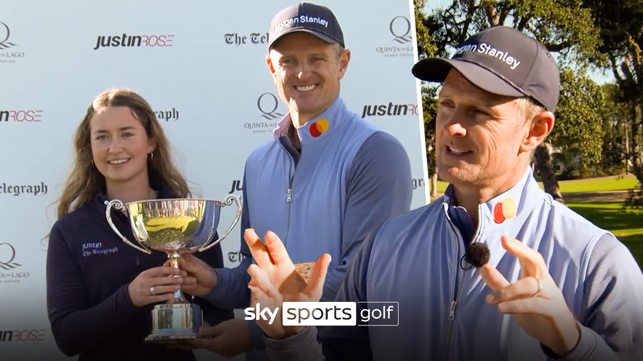 BEHIND THE SCENES 👀 Justin Rose Telegraph Junior Championship 2024 🏆