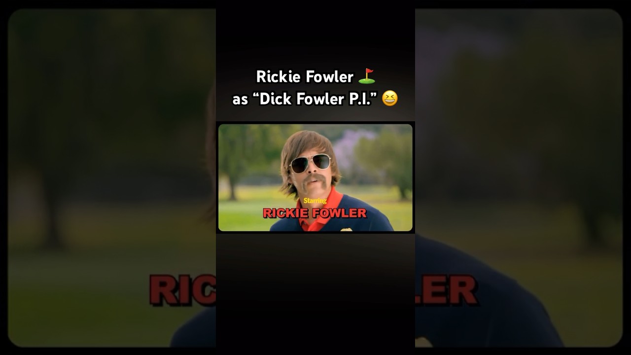 Rickie Fowler ⛳️ as “Dick Fowler P.I.” 😆 ​⁠