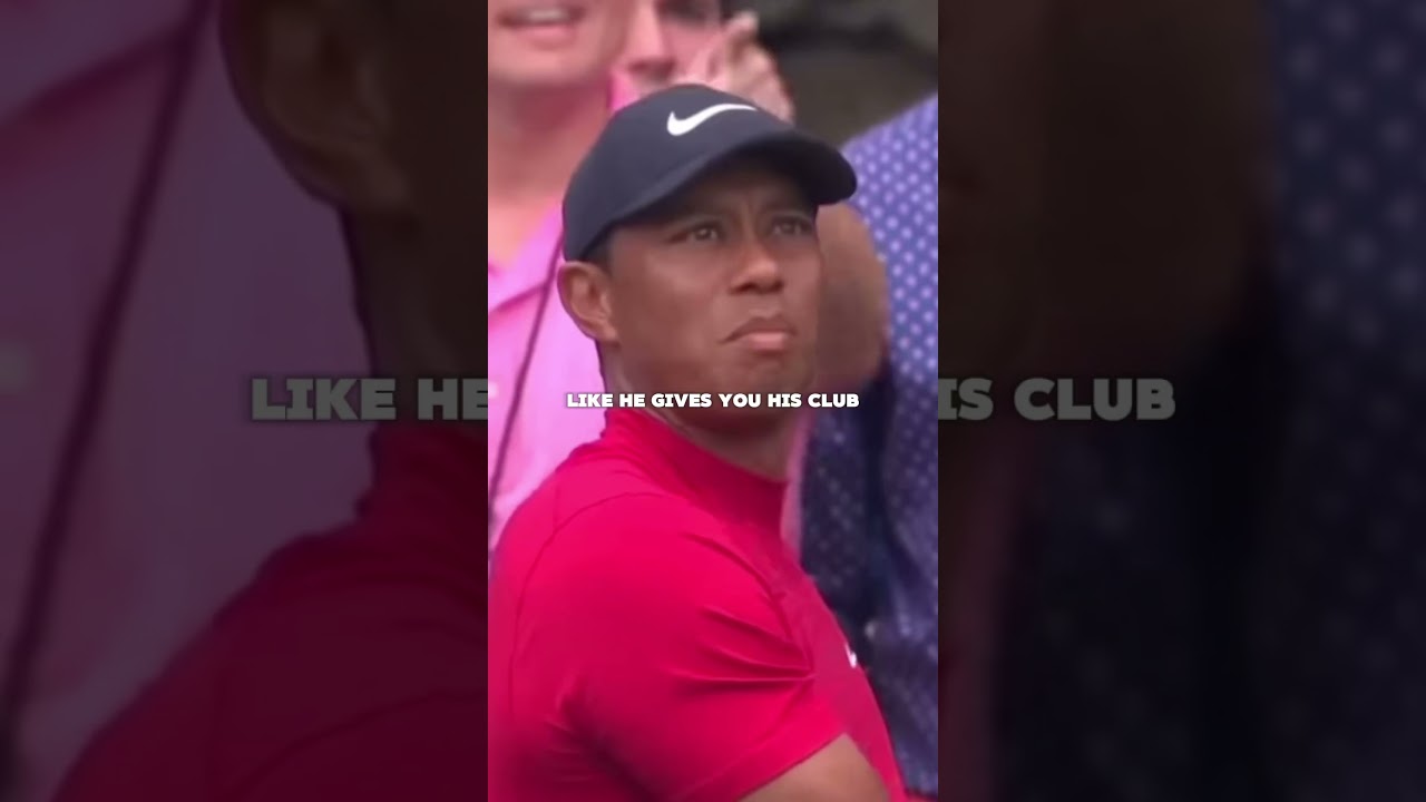 POV You meet Tiger Woods #tiger #golf #golfer