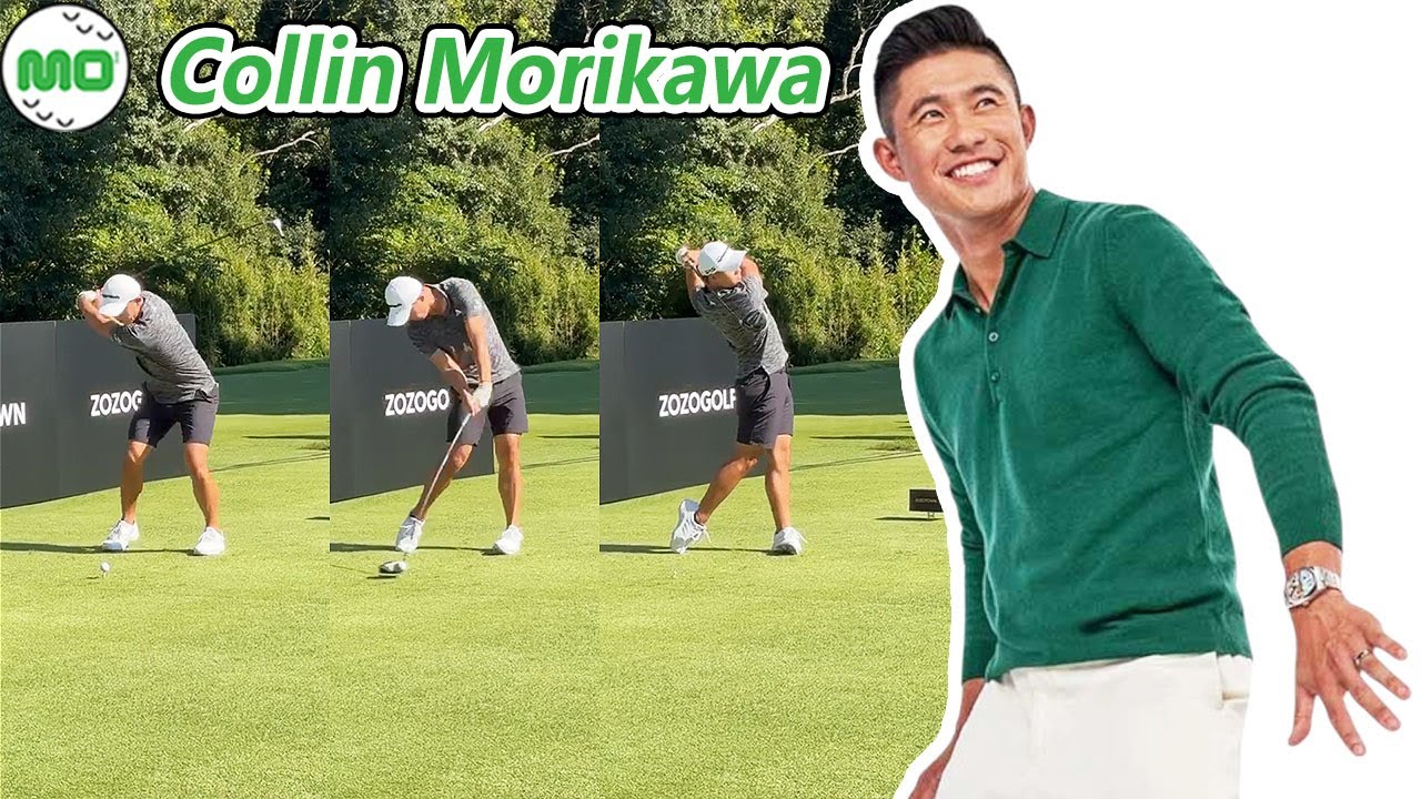 Collin Morikawa コリン・モリカワ 米国の男子ゴルフ スローモーションスイング!!!