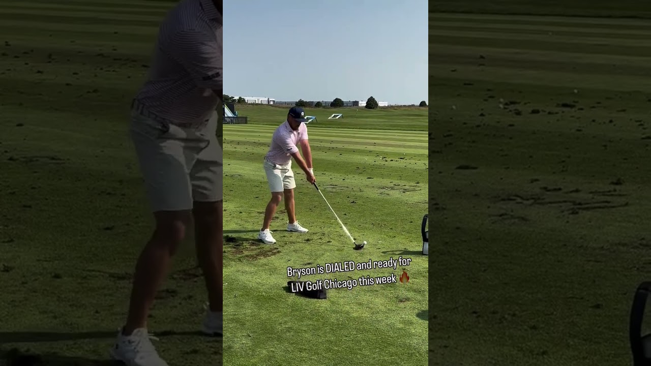 Bryson Dechambeau is DIALED for the LIV Golf League Chicago this week. Who’ll be watching with us?