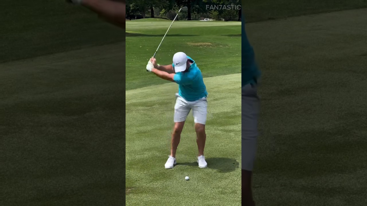 PGA Rory Mcilroy Iron Swing & Slow Motion Golf Lesson