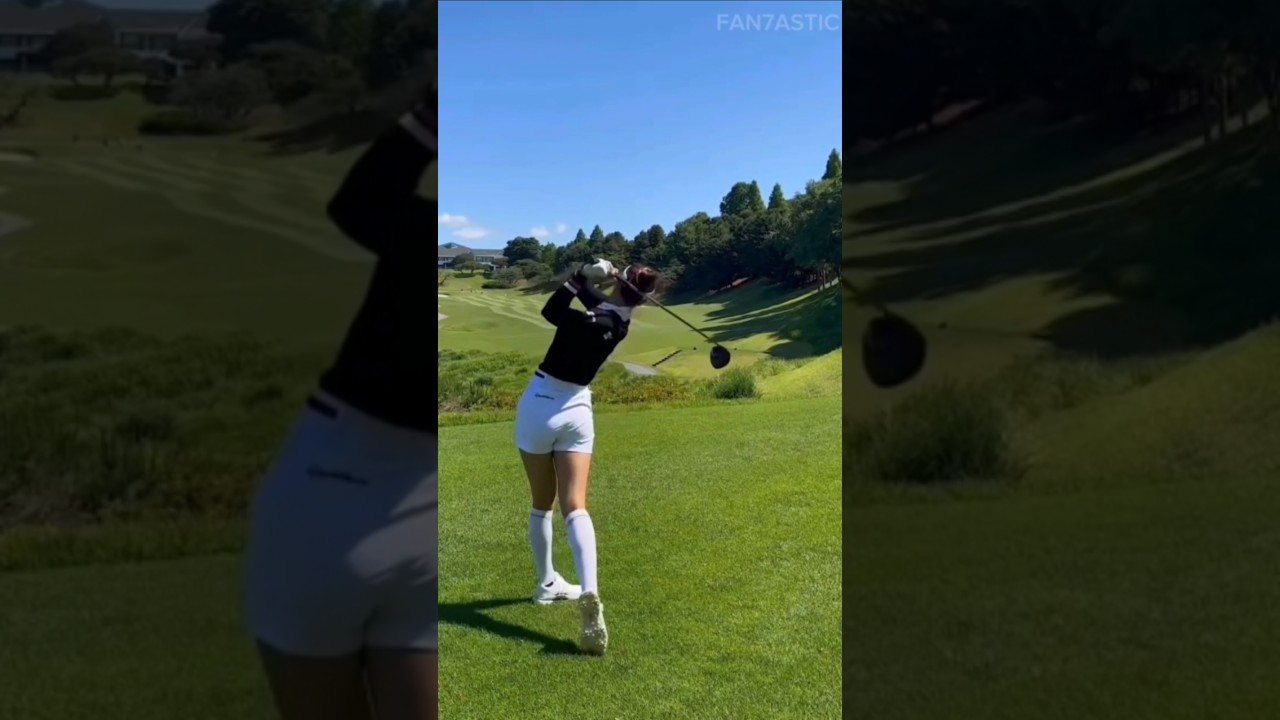 KLPGA 유현주 Golf Driver Swing & Slow Motion