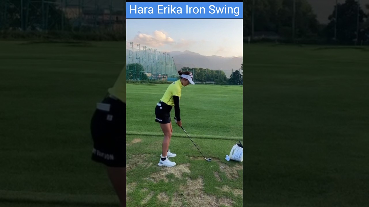 Hara Erica Golf Iron Swing. JLPGA #lpga #golfswing #jlpga #shorts