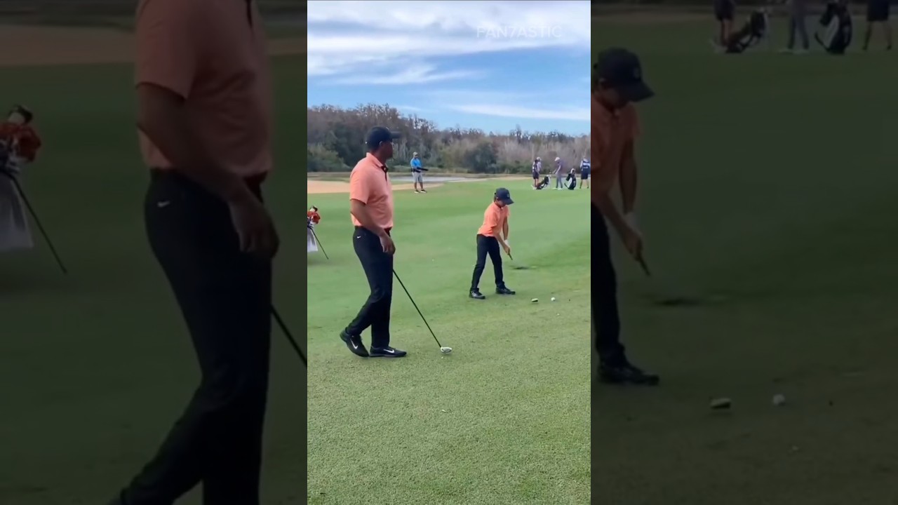 Tiger Woods & Charlie Woods