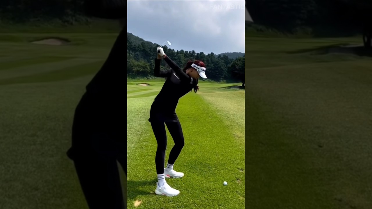 KLPGA 유현주 프로 Golf Iron Swing & Slow Motion