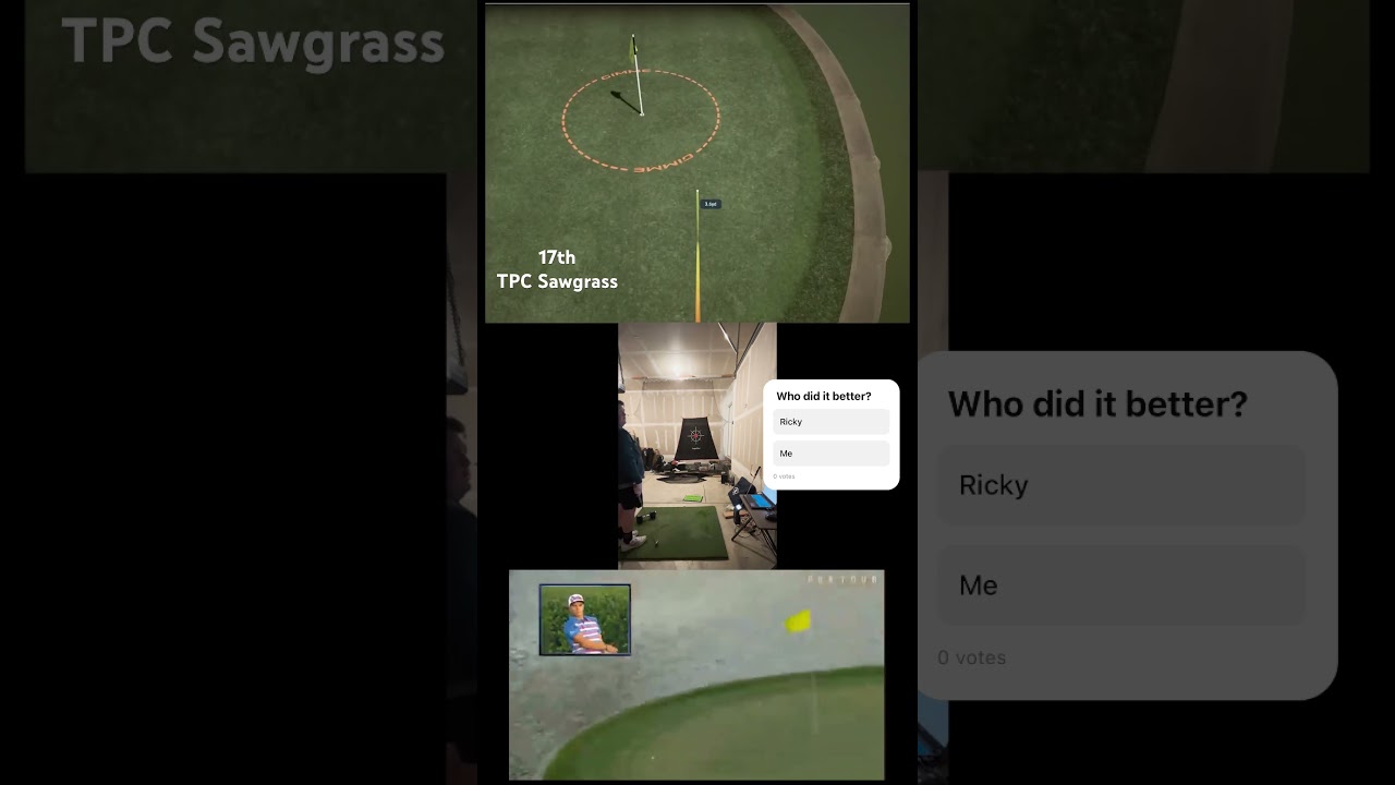 Ricky Fowler Replica TPC Sawgrass hole #17 #golf #sawgrass #birdie #pure