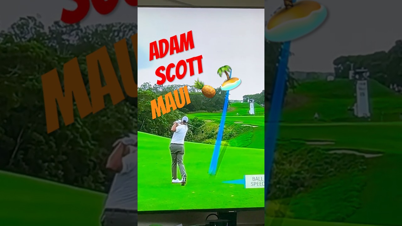 ADAM SCOTT PURE 7 wood SENRTY MAUI #short #golfswing #power #tips #videos #video #shorts #golfshorts