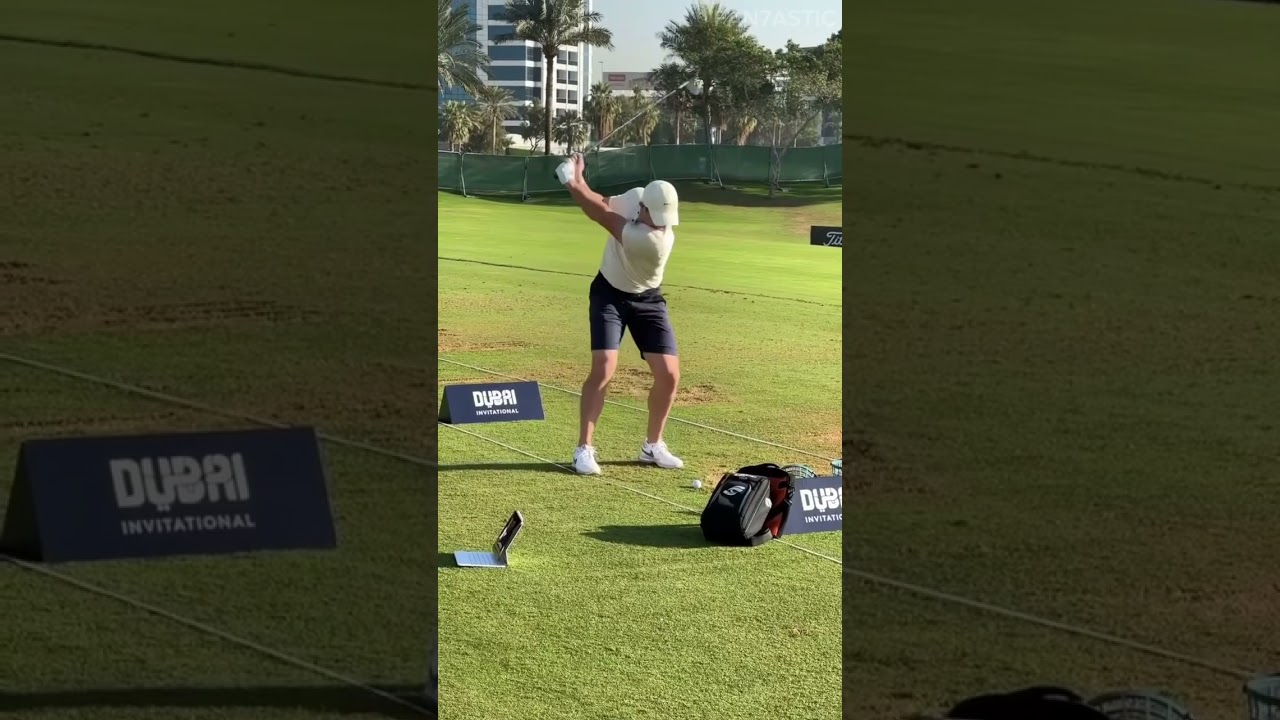 PGA Rory Mcilroy Iron Swing & Slow Motion Golf Lesson
