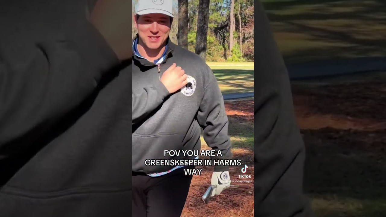 Almost turned into Tiger Woods there  for a minute…