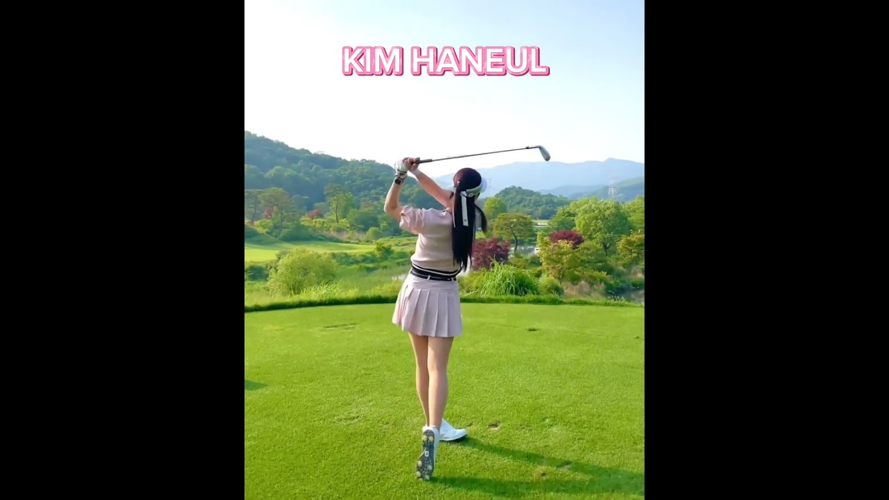 KLPGA 8승 JLPGA투어 6승의 김하늘 프로의 스윙입니다.