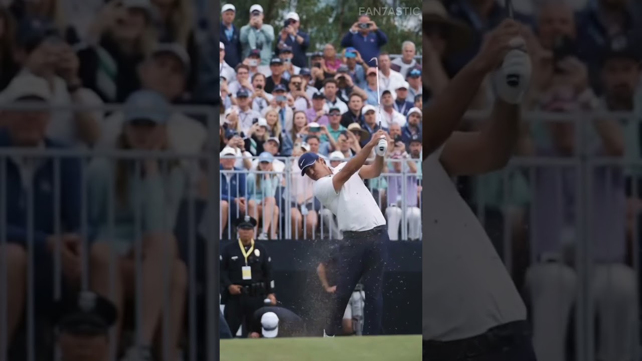 PGA Brooks Koepka Golf Iron Swing & Slow Motion