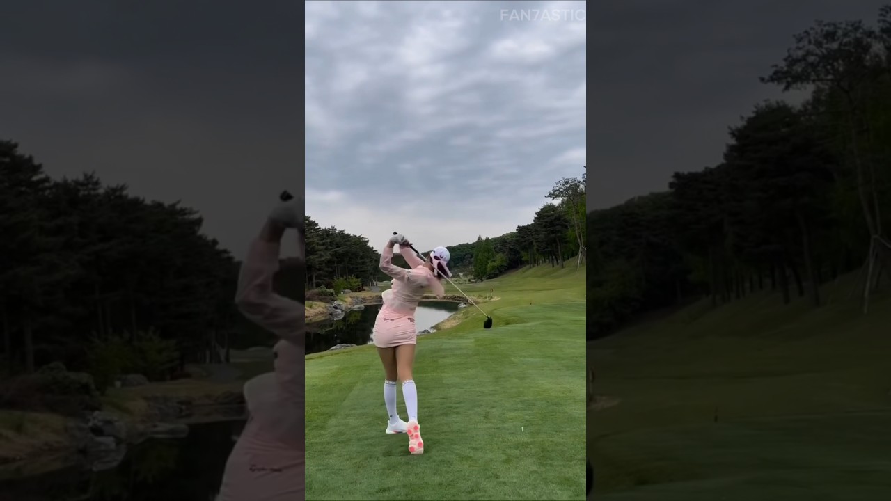 KLPGA 유현주 프로 Golf Driver Swing & Slow Motion