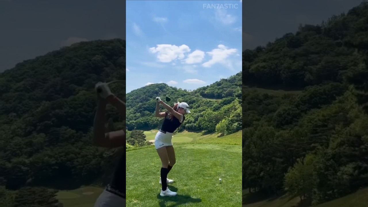 KLPGA 유현주 프로 Golf Driver Swing & Slow Motion