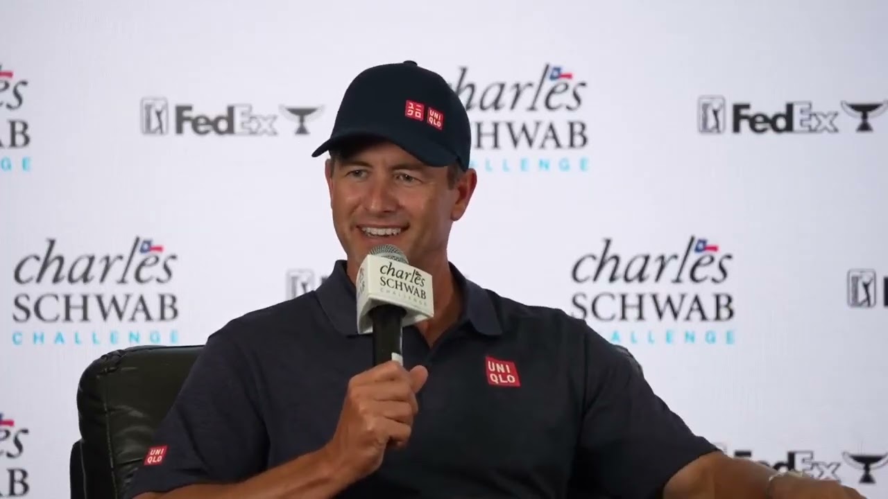 Adam Scott Wednesday Press Conference 2024 Charles Schwab Challenge © PGA Tour