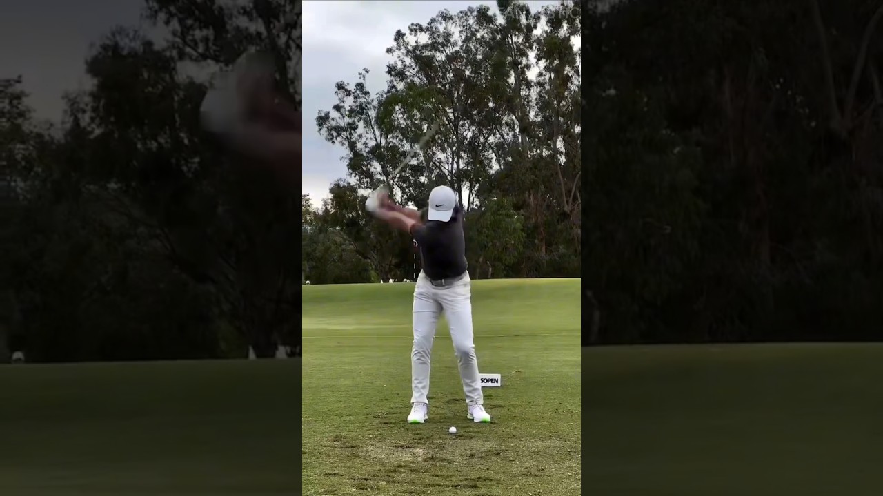 PGA Rory Mcilroy Golf Iron Swing & Slow Motion