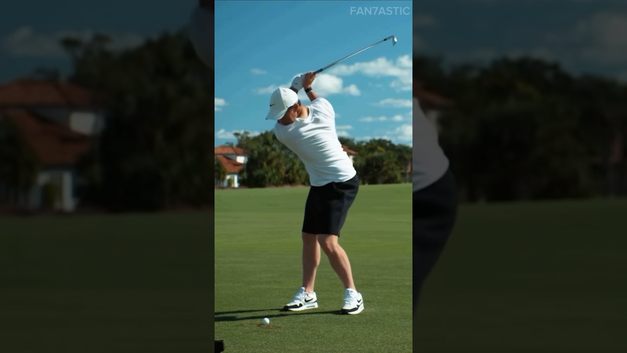 PGA Rory Mcilroy Iron Swing & Slow Motion