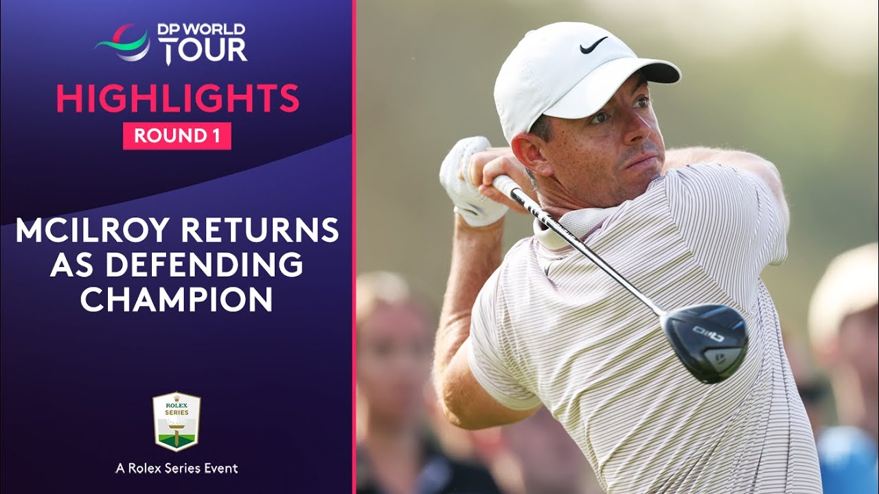 Rory McIlroy | Round 1 Highlights | 2025 Hero Dubai Desert Classic
