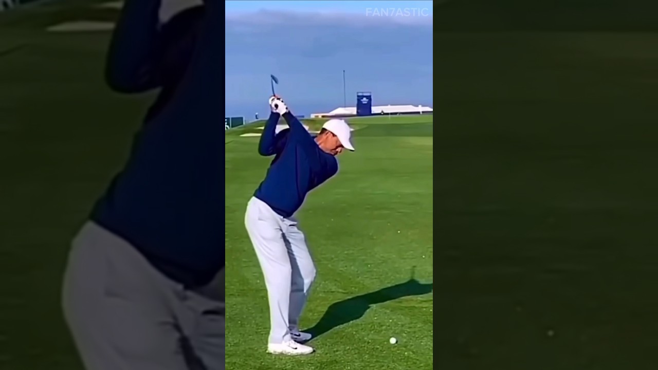 PGA Tiger Woods Golf Iron Swing & Slow Motion