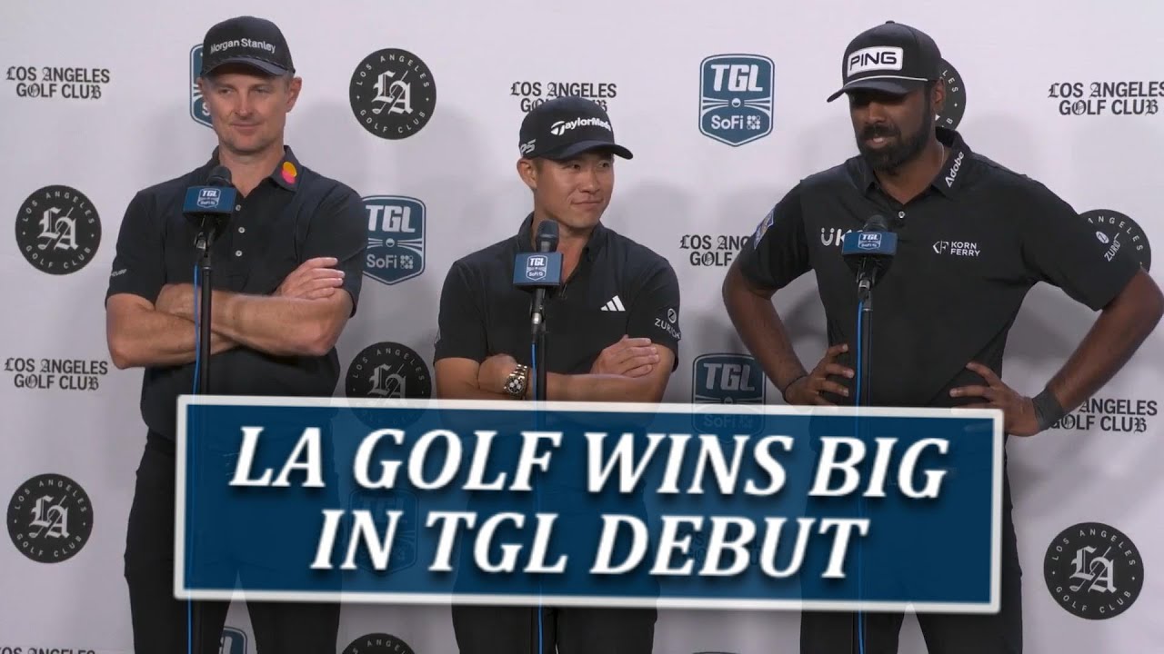 LA Golf's Justin Rose, Collin Morikawa, & Sahith Theegala Crush Tiger's Team
