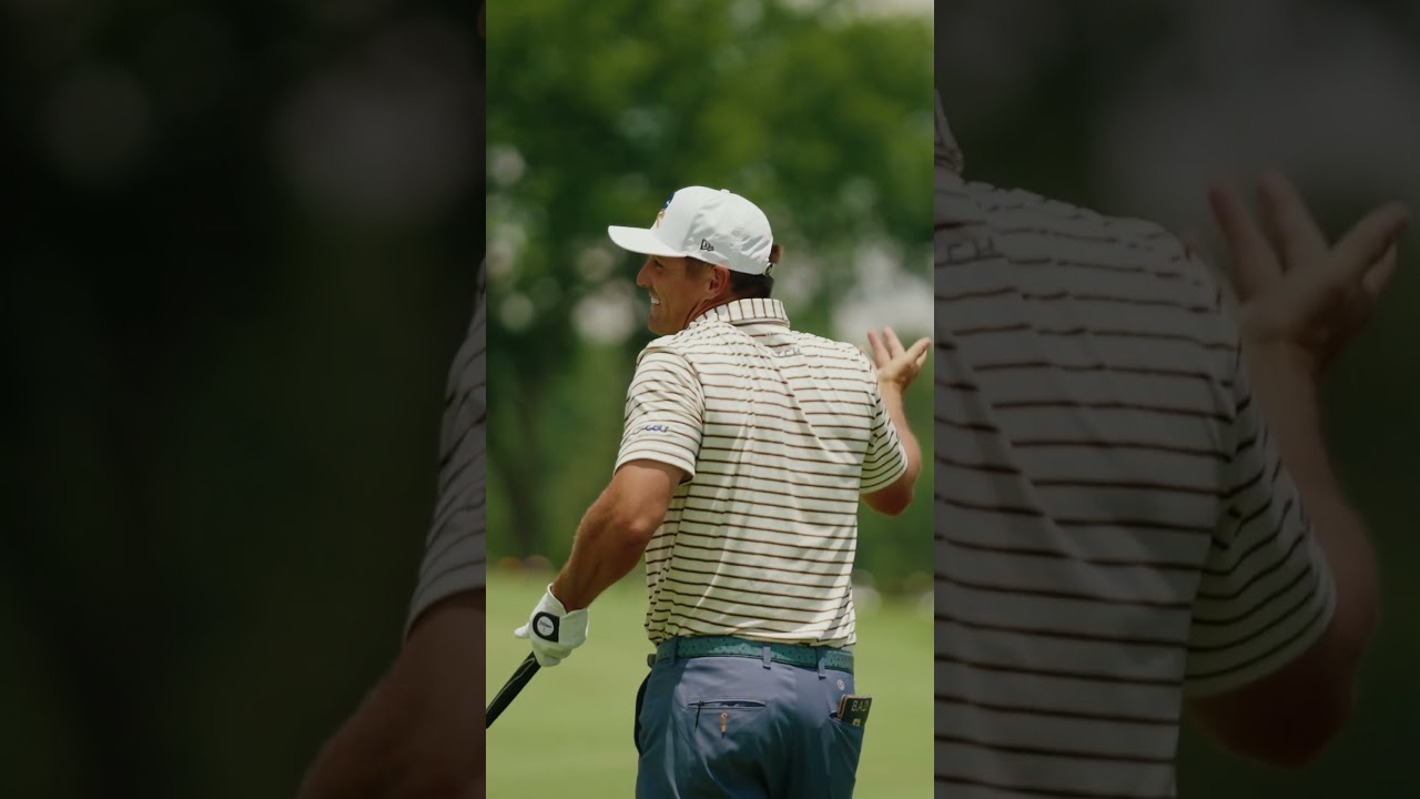 Get THE shot for LIV Golf 😂😂 #livgolf #brysondechambeau