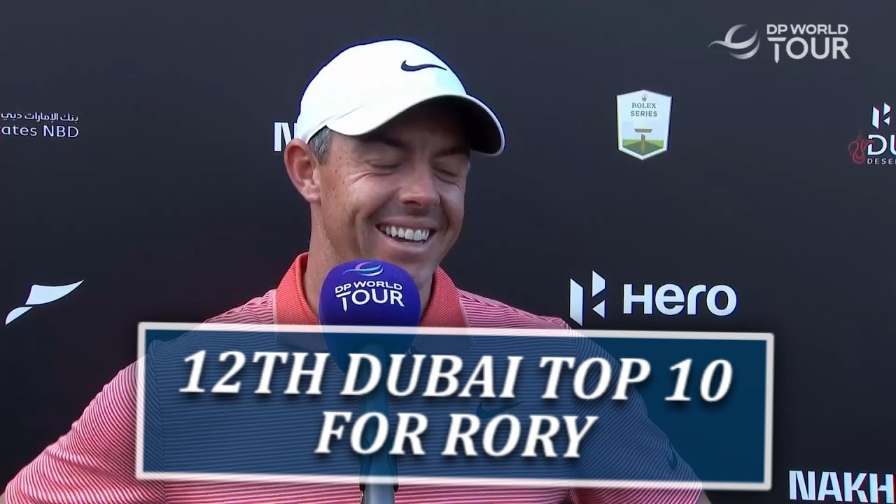 Rory McIlroy Finishes T-4th For 12th Dubai Desert Classic Top 10