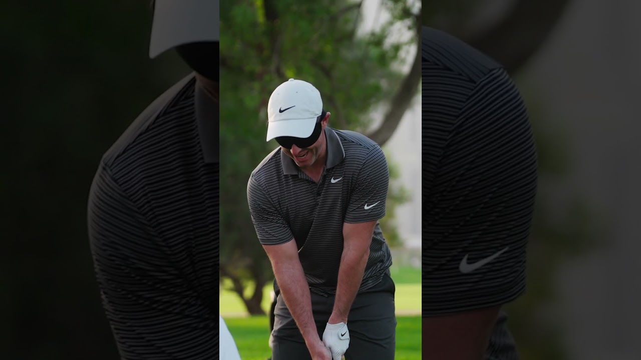 How good is Rory McIlroy...blindfolded?