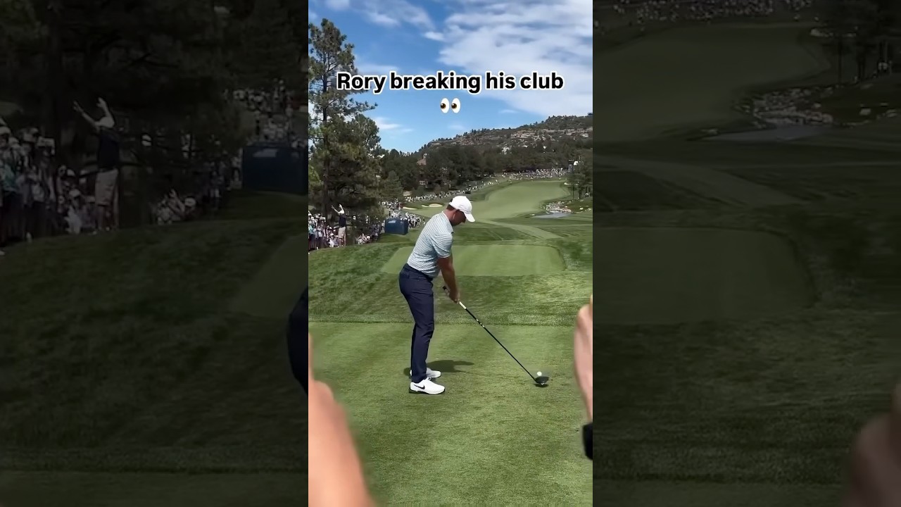 Rory Snapping His Driver In Half
