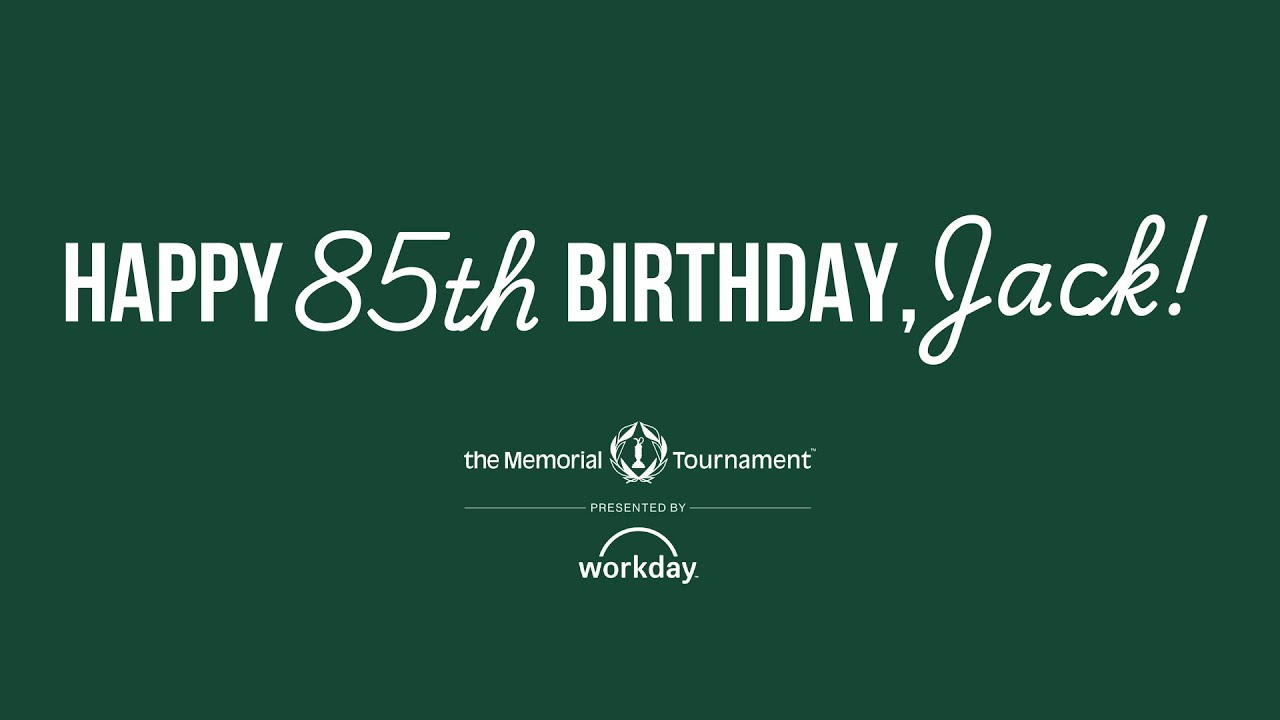 Happy 85th birthday, Jack!