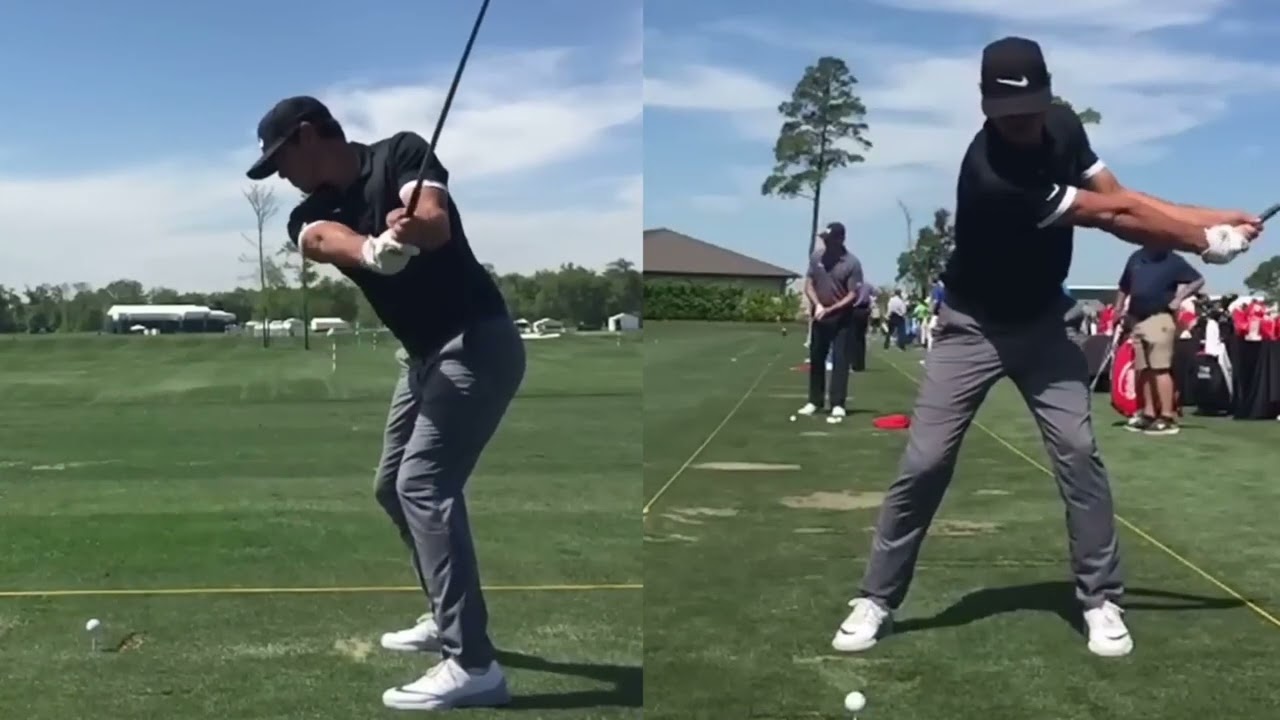 Master Your Swing: Brooks Koepka's Golf Swing Mirrored Slow-Motion for self-training
