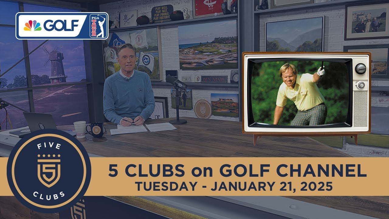 Jack Nicklaus Joins 5 Clubs on Golf Channel