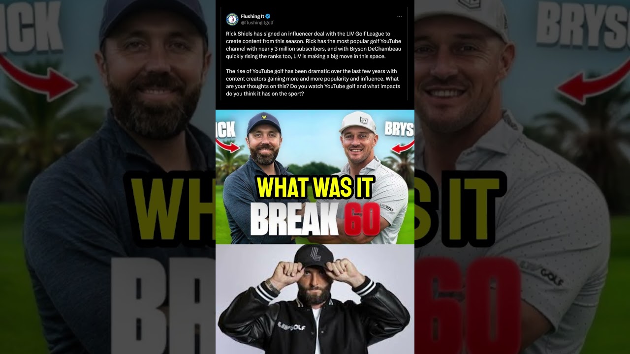 Confirmed: Rick Shiels x Liv Golf 💰