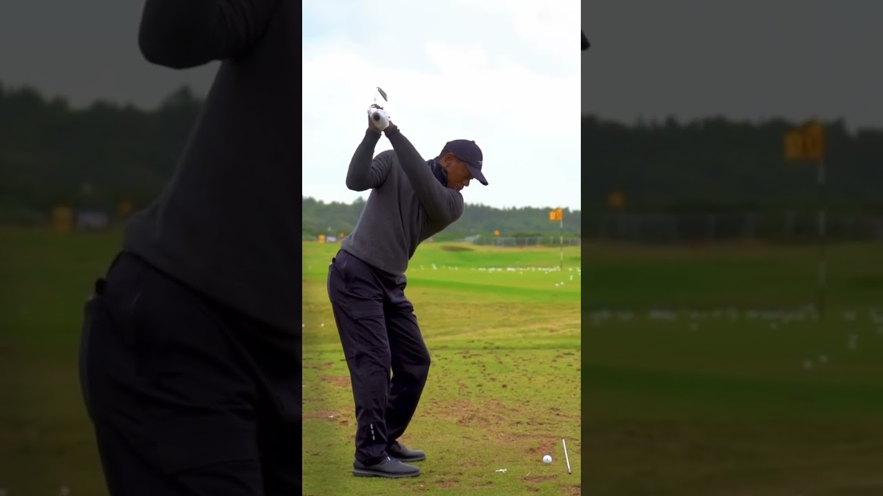 Tiger Woods Iron Swing Slow Motion | 2025
