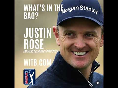 Justin Rose WITB (24th January, 2025) - What's In The Bag?
