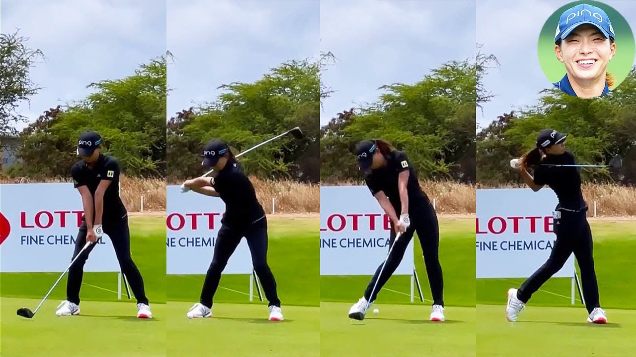​Hinako Shibuno 渋野日向子 プロゴルファー DRIVER SHOT SLOW MOTION !!!