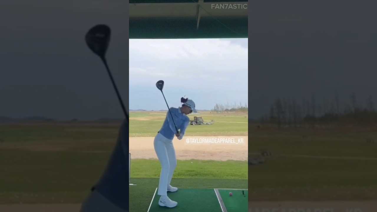 LPGA KOREA Yu Hyunjoo Driver Swing & Golf Slow Motion